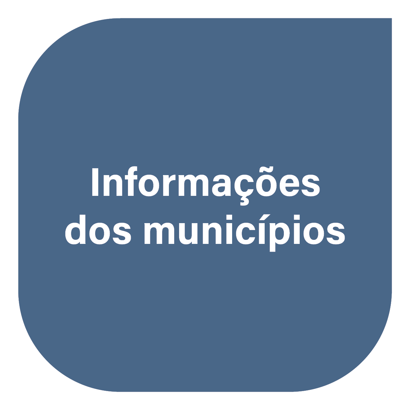 Informações dos municípios