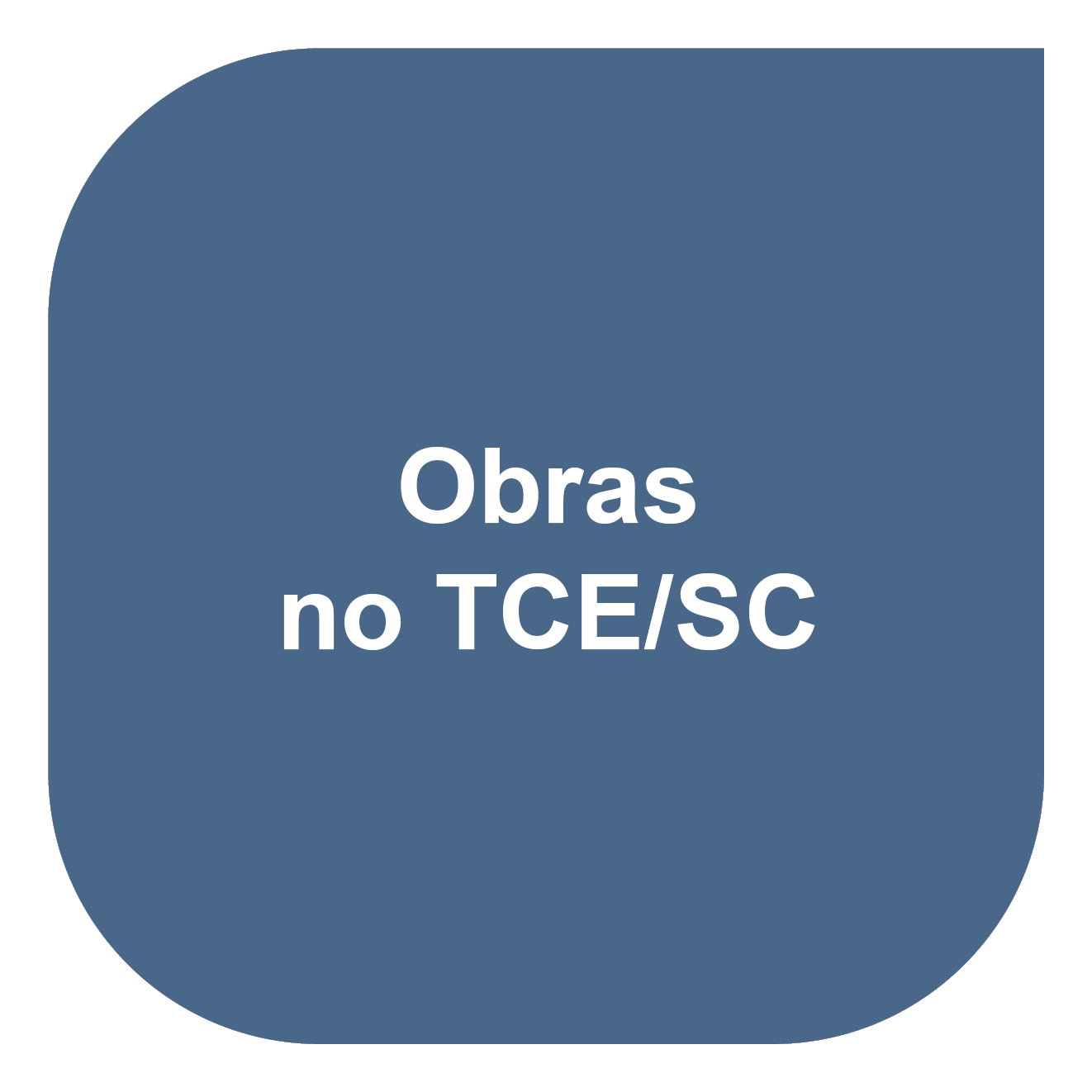 Obras no TCE/SC