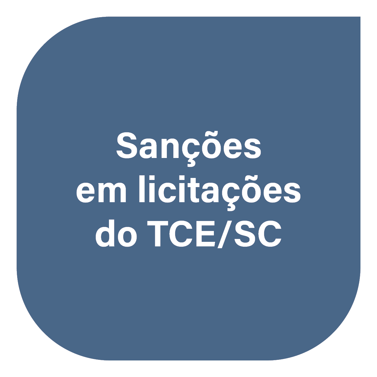Sanções em licitações do TCE/SC