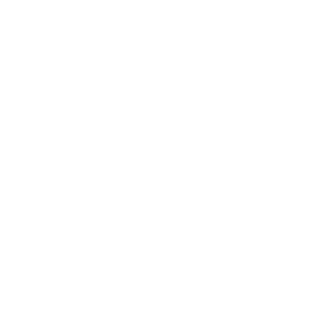 Ícone, na cor branca, formado pelo ícone do spotify: três linhas levemente empilhadas, curvadas, representando ondas sonoras.